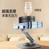 Customized all-metal rotating phone stand, foldable desktop stand, live-streaming bestseller phone stand, gift logo Specification image